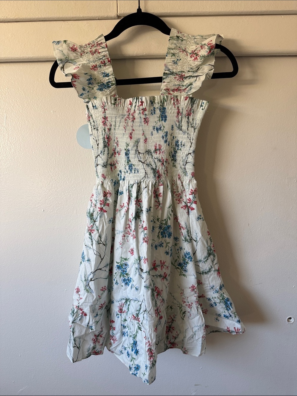 Hill House 'The Elizabeth Nap Dress' in Discontinued print 'Spring Chintz' XS
